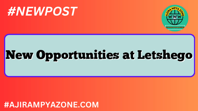 New Opportunities at Letshego