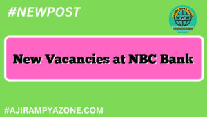 New Vacancies at NBC Bank